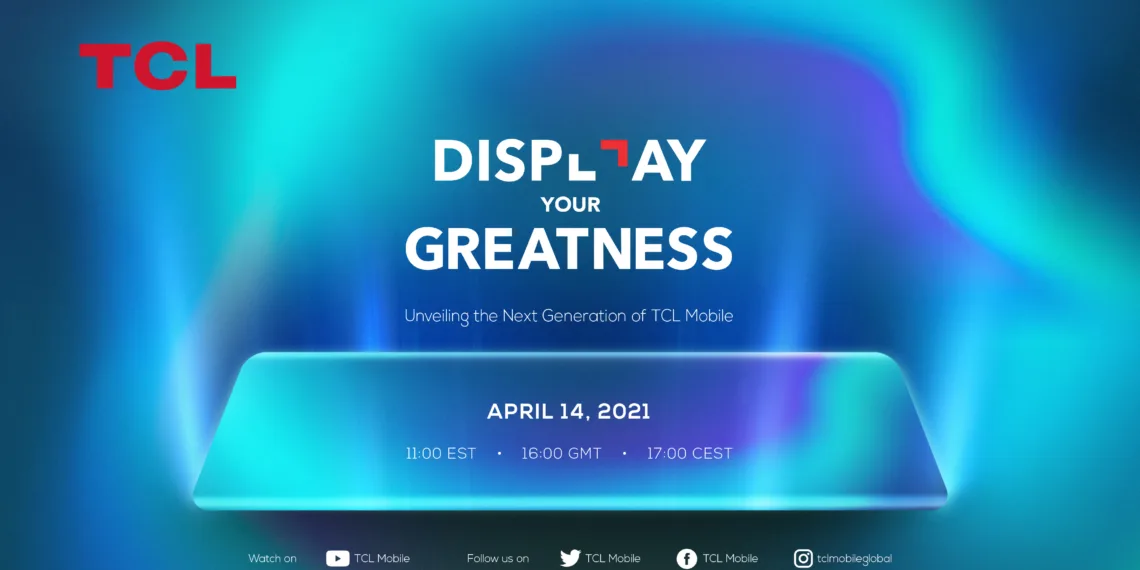 TCL Mobile Global is organizing an event on April 14