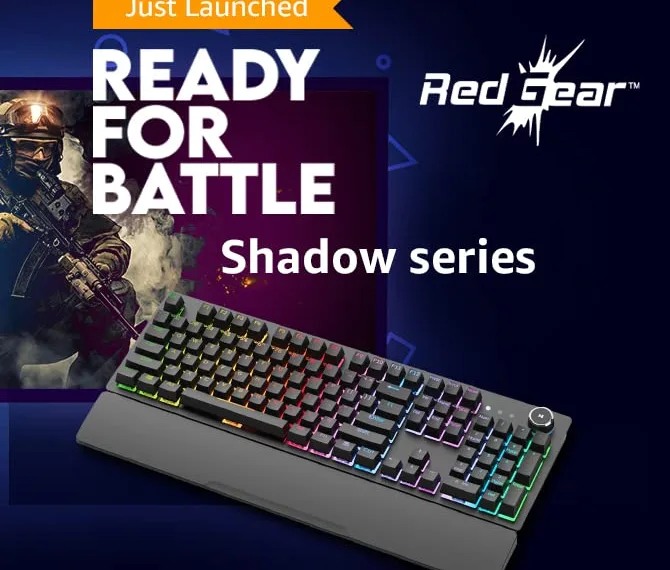 Get ready for battle with the new RedGear Shadow series keyboards_TechnoSports.co.in