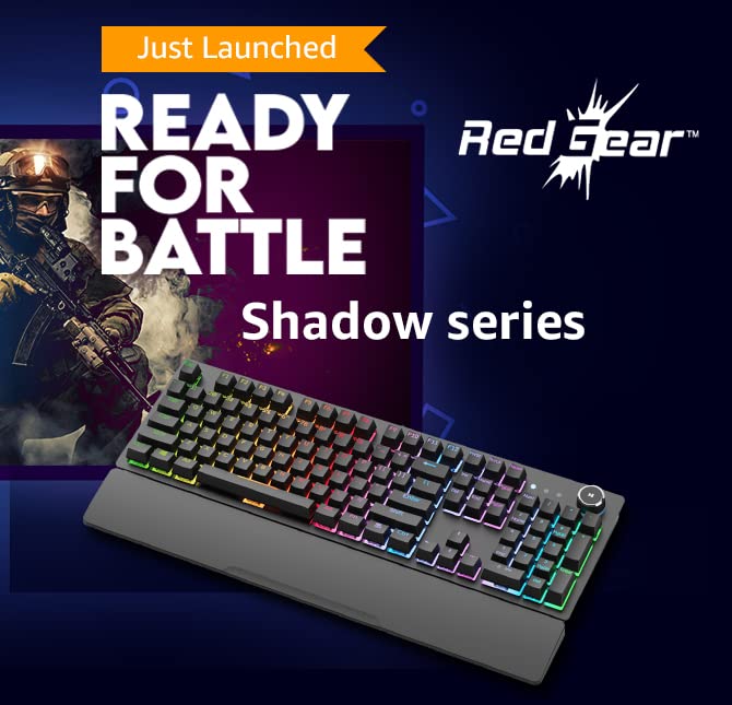 Get ready for battle with the new RedGear Shadow series keyboards_TechnoSports.co.in