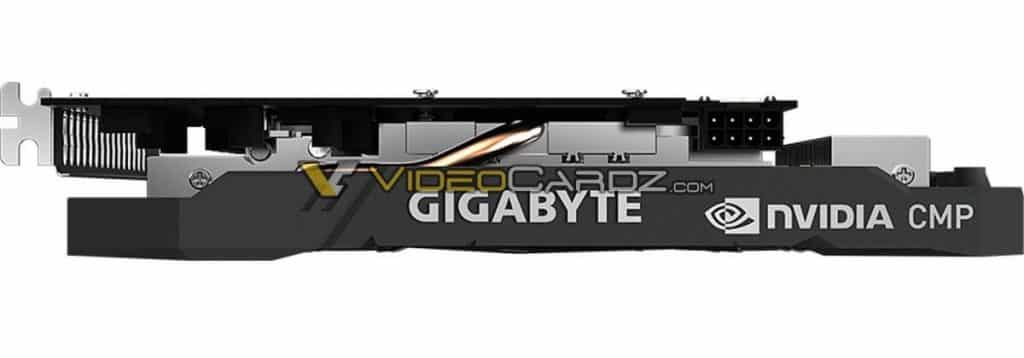 Gigabyte NVIDIA CMP 30HX Cryptocurrency Mining GPU 4 A first custom variant of CMP 30HX makes its appearance