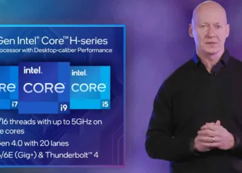 Intel shows its 8 core, 16 thread Tiger Lake-H processor in action