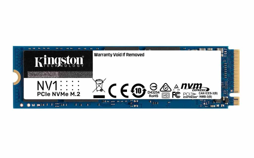 Kingston brings affordable NV1 NVMe SSD with up to 2 TB capacities & 2100 MB/s read speeds