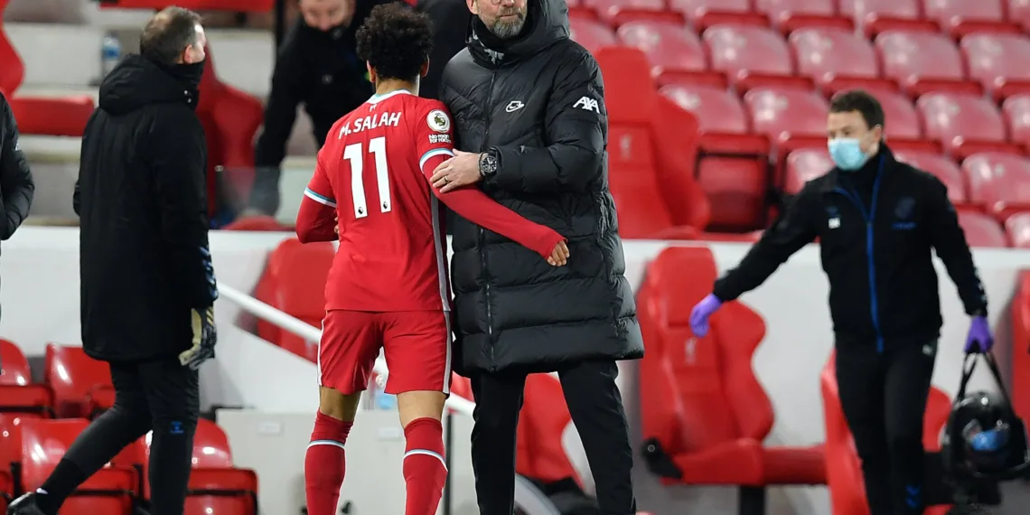 Jurgen Klopp Mohamed Salah