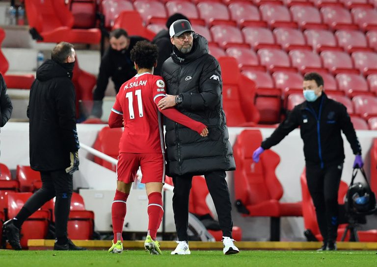 Jurgen Klopp Mohamed Salah