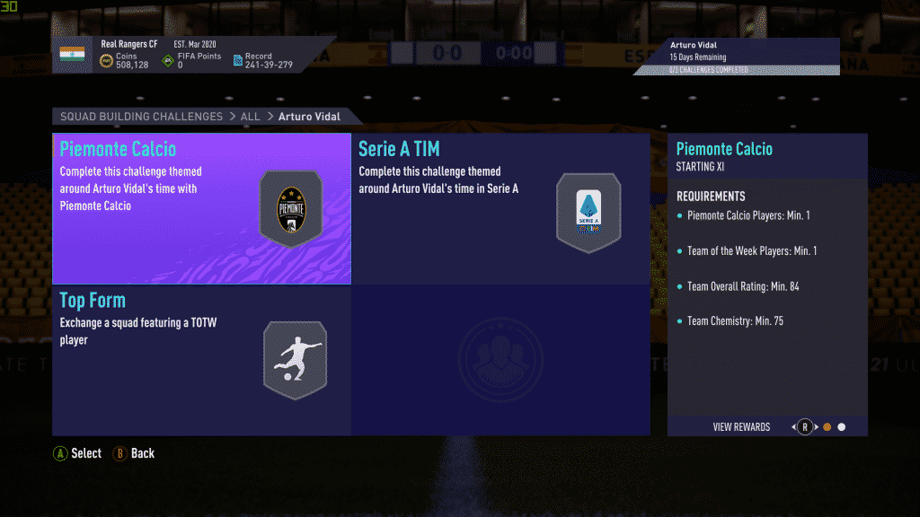 Screenshot 101 FIFA 21: How to do the 89-rated Arturo Vidal FUT Birthday SBC card and is it worth doing?