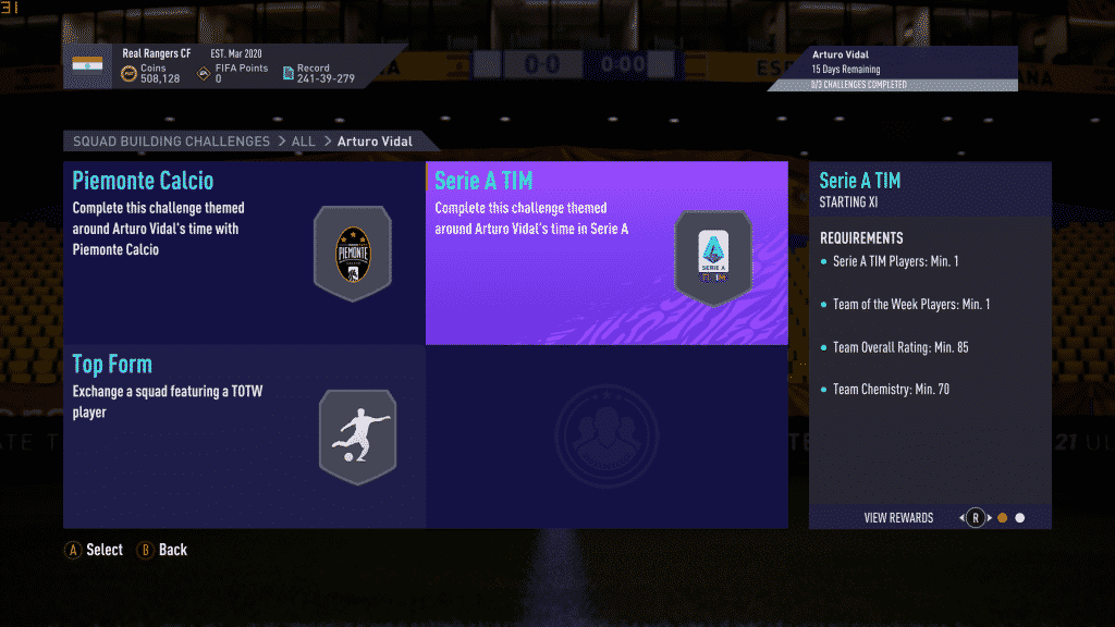 Screenshot 102 1 FIFA 21: How to do the 89-rated Arturo Vidal FUT Birthday SBC card and is it worth doing?