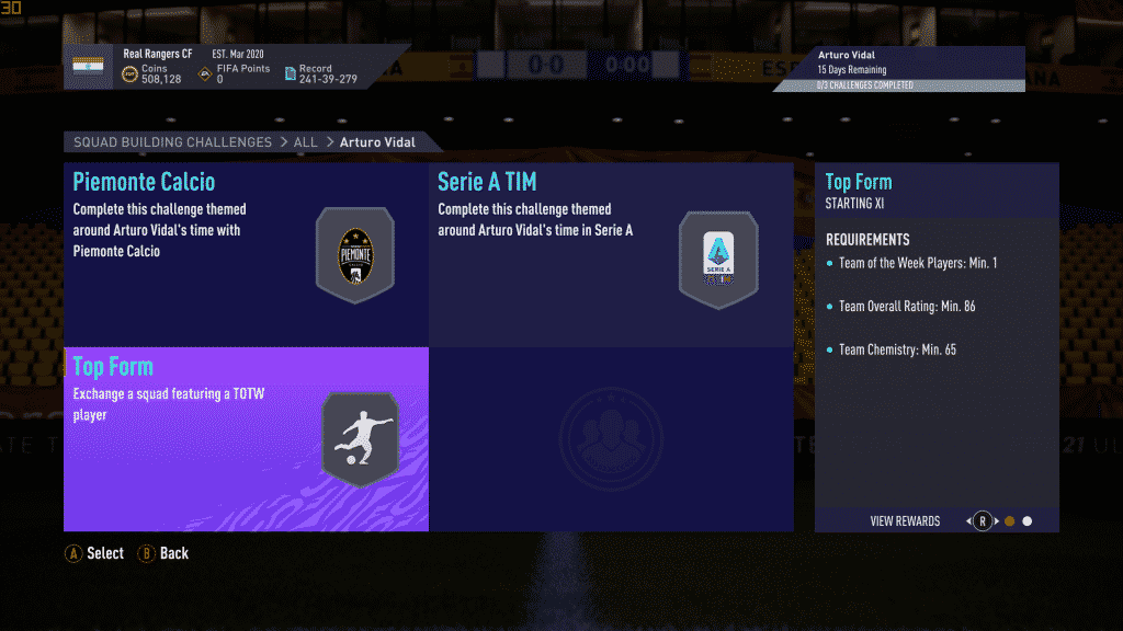 Screenshot 103 1 FIFA 21: How to do the 89-rated Arturo Vidal FUT Birthday SBC card and is it worth doing?