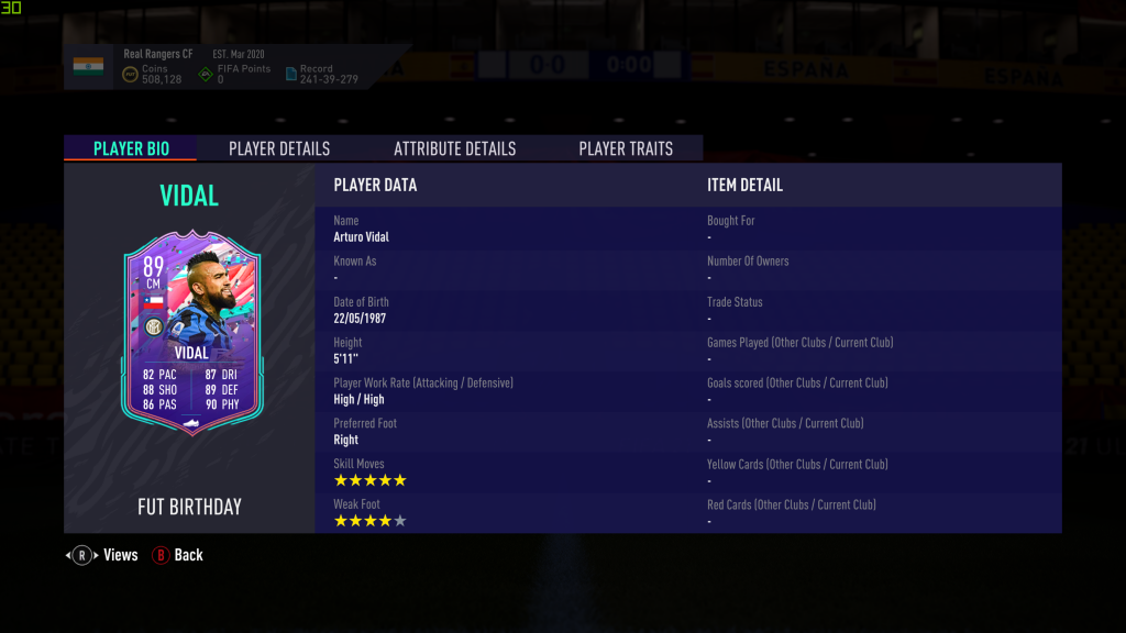 Screenshot 104 1 FIFA 21: How to do the 89-rated Arturo Vidal FUT Birthday SBC card and is it worth doing?