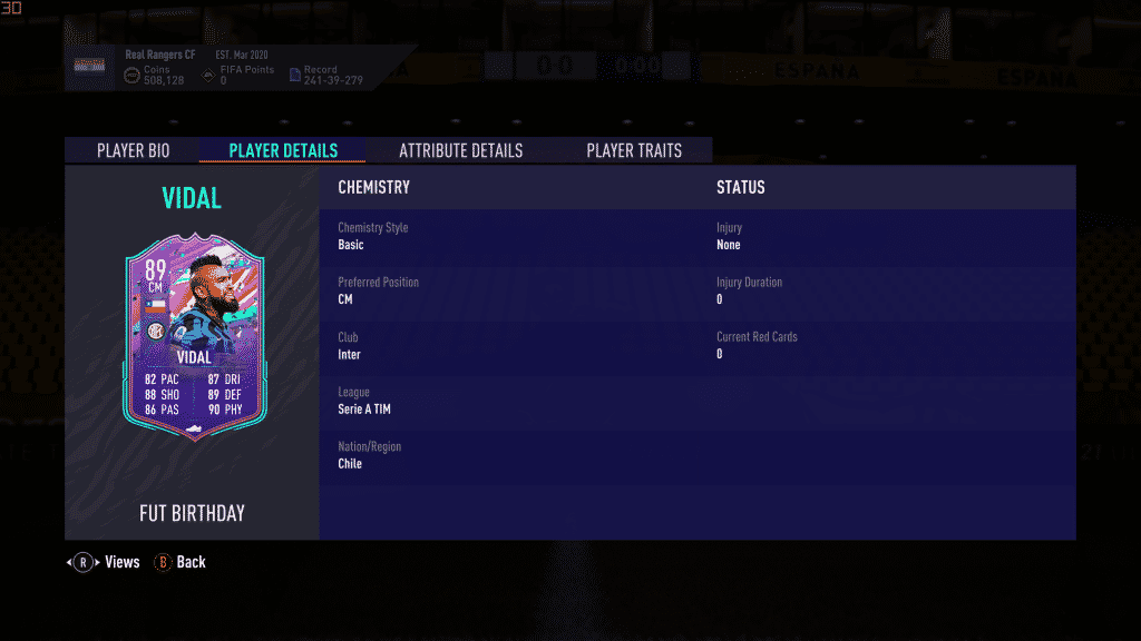 Screenshot 105 FIFA 21: How to do the 89-rated Arturo Vidal FUT Birthday SBC card and is it worth doing?