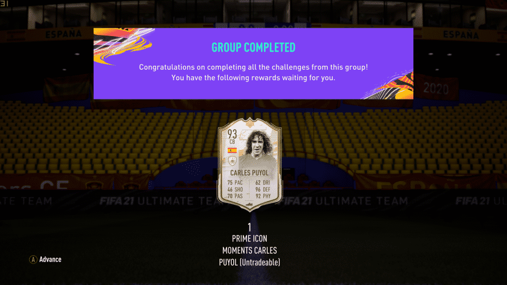 Screenshot 34 FIFA 21: How to do the 93-rated Carles Puyol ICON SBC and is the card worth doing?