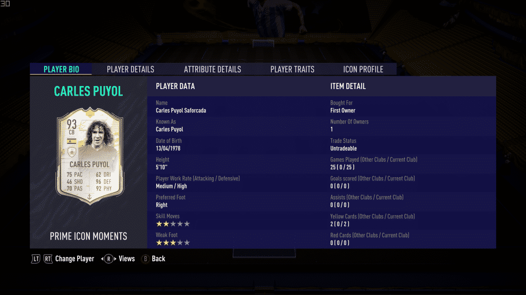 Screenshot 52 FIFA 21: How to do the 93-rated Carles Puyol ICON SBC and is the card worth doing?