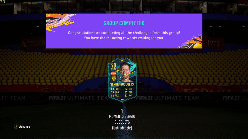 Screenshot 60 FIFA 21: How to do the 90-rated Sergio Busquets Moments SBC and is the card worth doing?