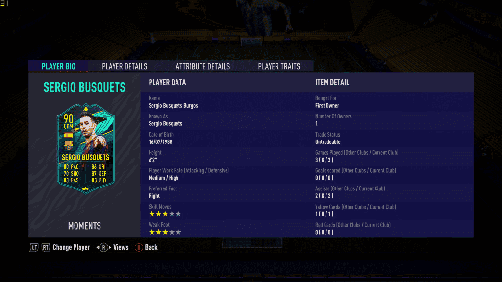 Screenshot 64 FIFA 21: How to do the 90-rated Sergio Busquets Moments SBC and is the card worth doing?