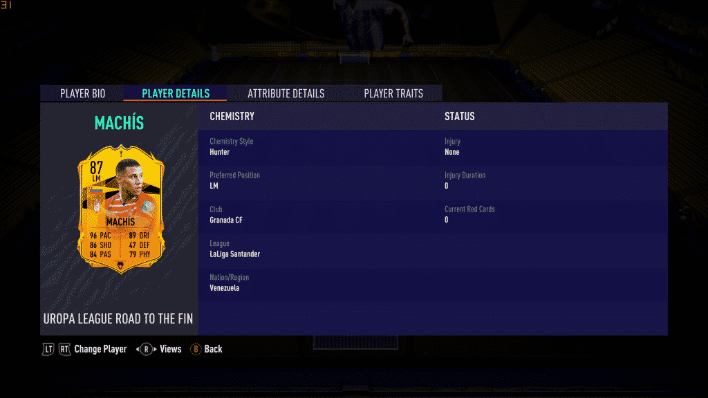 Screenshot 86 FIFA 21: How to do the 87-rated Darwin Machis' Europa League Road To The Final SBC Card and is it worth doing?