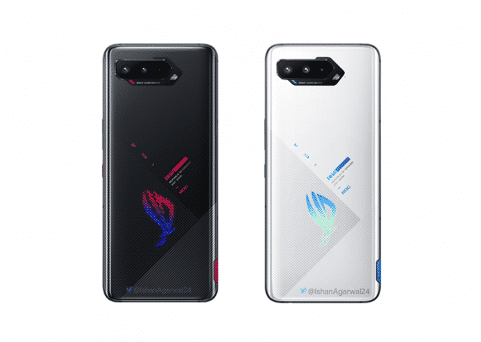 asus rog phone 5 ASUS ROG Phone 5 official renders leaked in two different colours