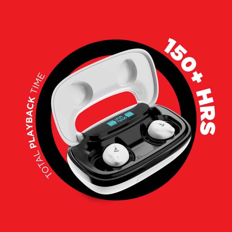 boAt lists Airdopes 621 that provides up to 150 hours of battery life