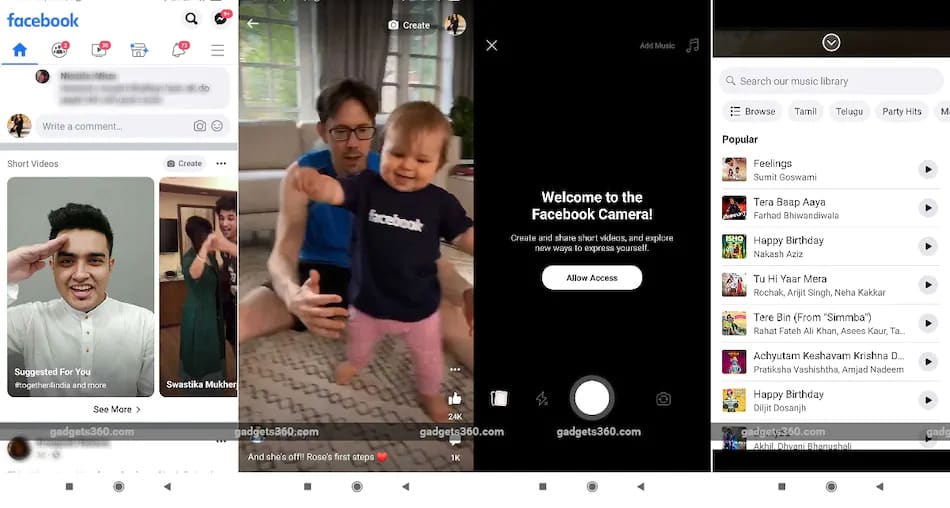 Facebook to include ads now in Short Videos and Stories