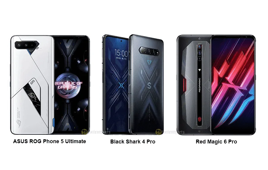 ASUS ROG Phone 5 Ultimate vs Nubia Red Magic 6 Pro vs Black Shark 4 Pro: We have the Best Gaming Phones