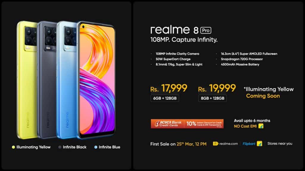 image 107 Realme 8 and Realme 8 Pro launched in India: Prices, Availability and Specifications