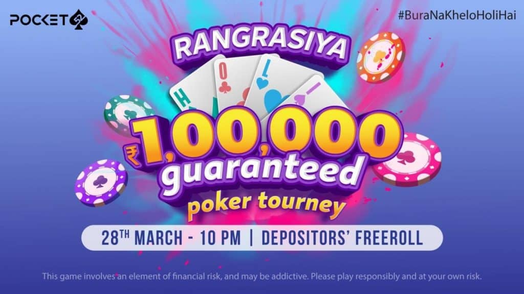 image 114 Pocket52 Holi Mania - Join the Biggest Holi Bash with 10 consecutive free-to-play Poker Tournaments