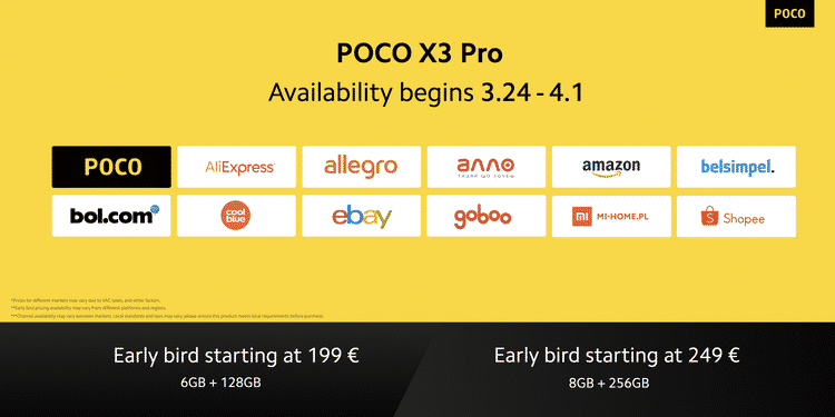 image 38 POCO X3 Pro launched globally with Snapdragon 860 starting at €199