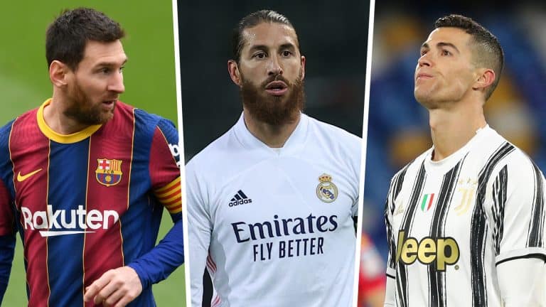 Sergio Ramos talks about Cristiano Ronaldo and Lionel Messi