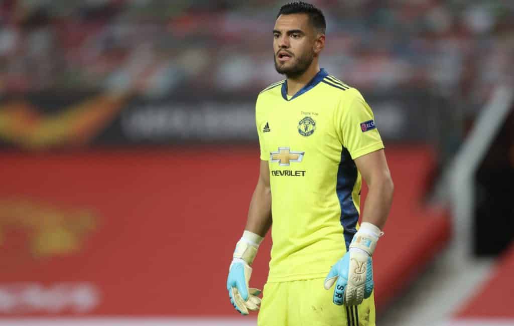 man utd goalkeeper sergio romero in action vs lask linz europa league round of 16 e1597927407629 Sergio Romero linked with a return to Argentina: Boca Juniors interested