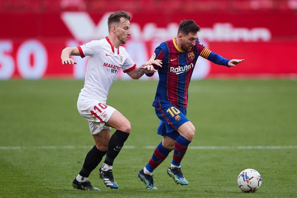 messi rakitic Lionel Messi will decide his future at the end of the season