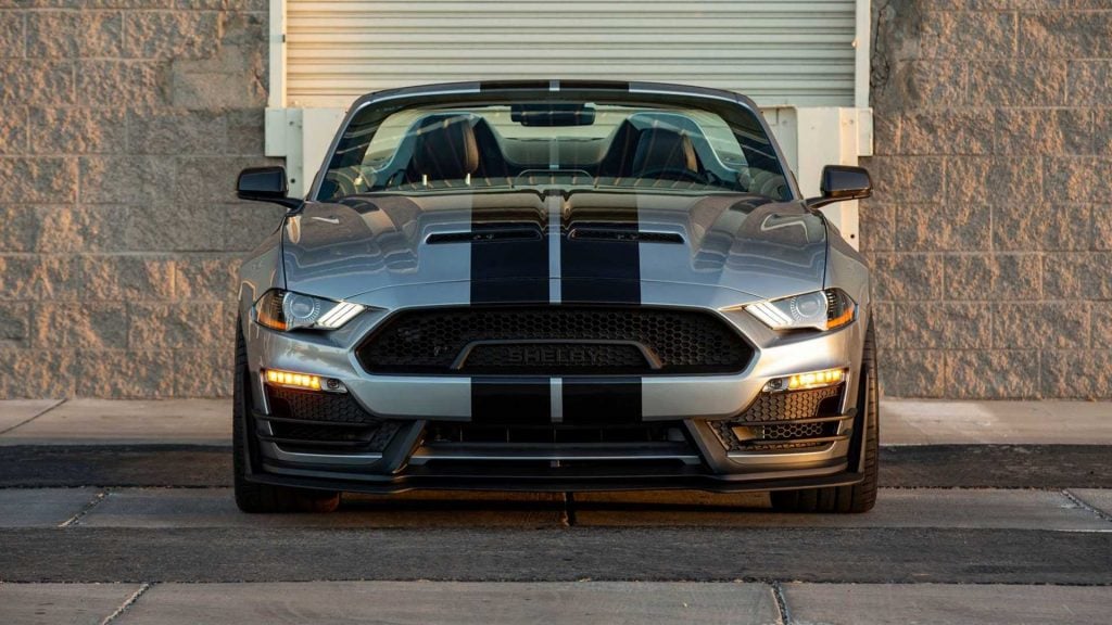 shelby super snake speedster is a roofless burnout machine 3 Shelby rolls-out Limited Edition Super Snake Speedster with 825HP on late Founder's Birth Anniversary
