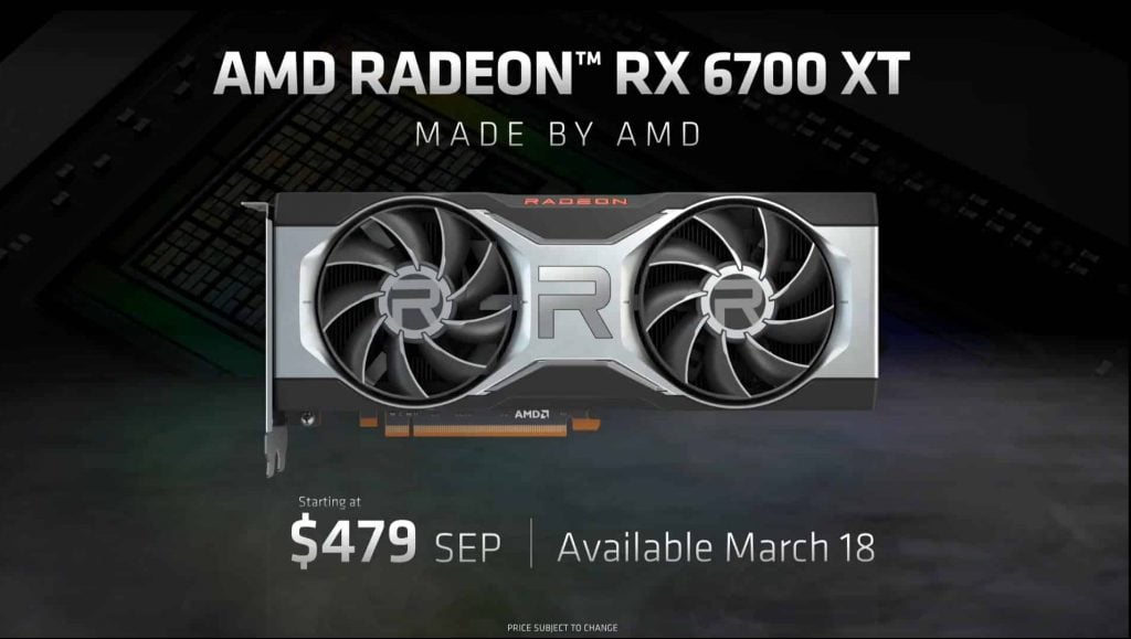 Is the AMD Radeon RX 6700 XT a good deal at $479?