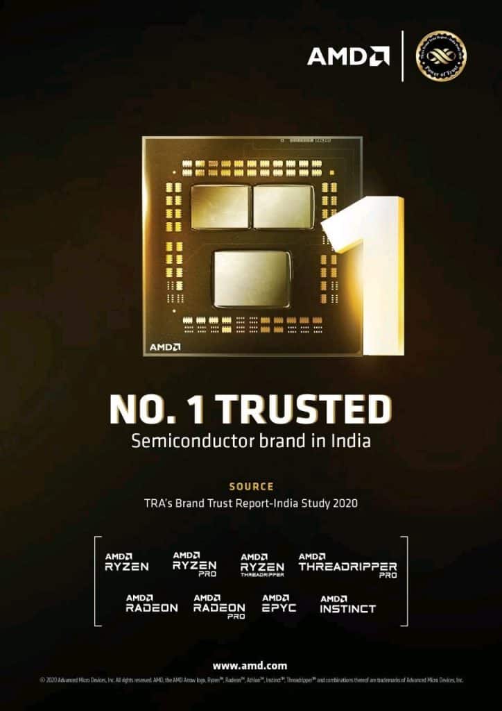 Most Trusted Brand of India in Semiconductor category by TRA