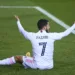 MALAGA, SPAIN - JANUARY 14: Eden Hazard of Real Madrid reacts during the Supercopa de Espana Semi Final match between Real Madrid and Athletic Club at Estadio La Rosaleda on January 14, 2021 in Malaga, Spain. (Photo by Fran Santiago/Getty Images)