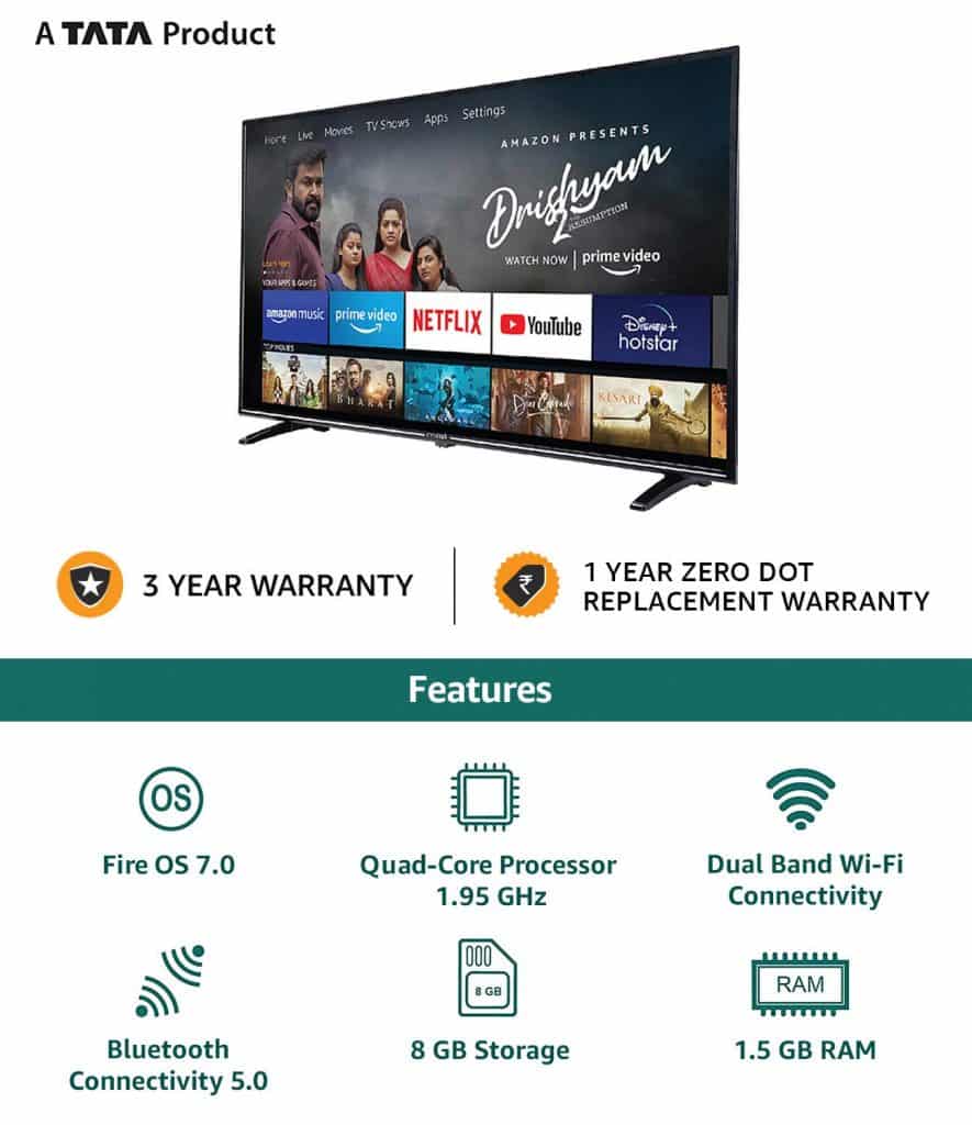 Croma launches new Smart TVs with Fire OS & built-in Alexa only on Amazon