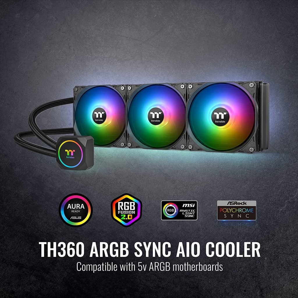 Thermaltake TH120 ARGB AIO Liquid Cooler discounted on Amazon
