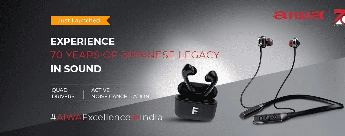 AIWA reenters the Indian Audio market with four new products_TechnoSports.co.in