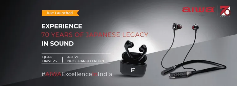 AIWA reenters the Indian Audio market with four new products_TechnoSports.co.in