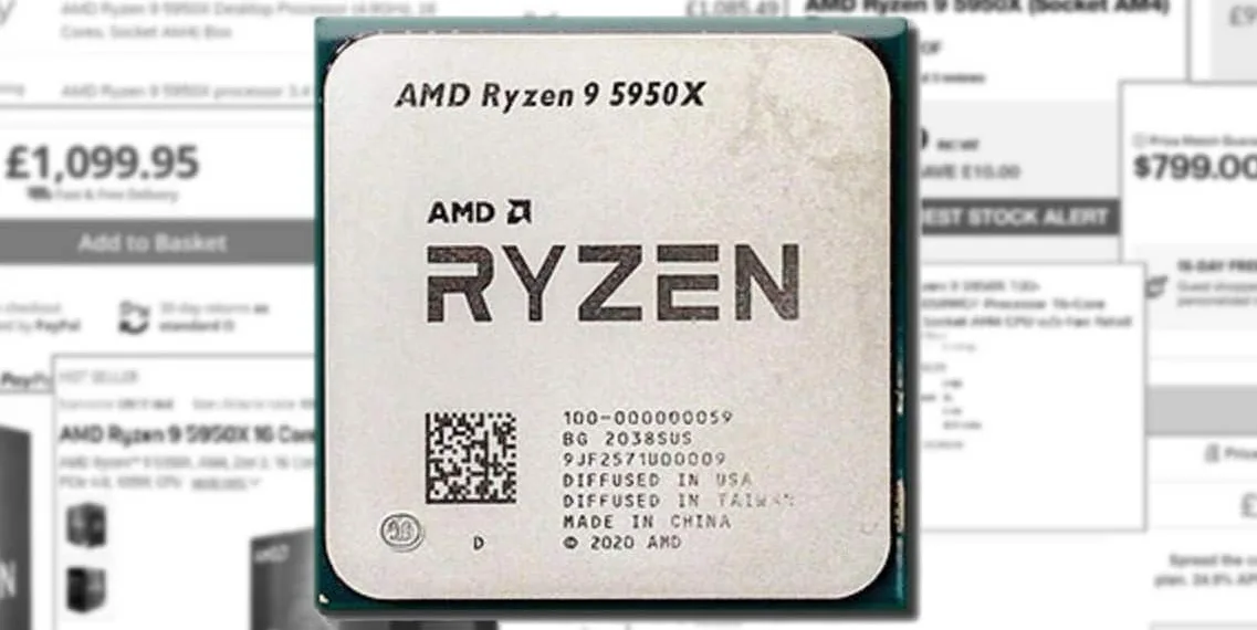 AMD’s Ryzen 9 5950X has its prices higher than the Burj
