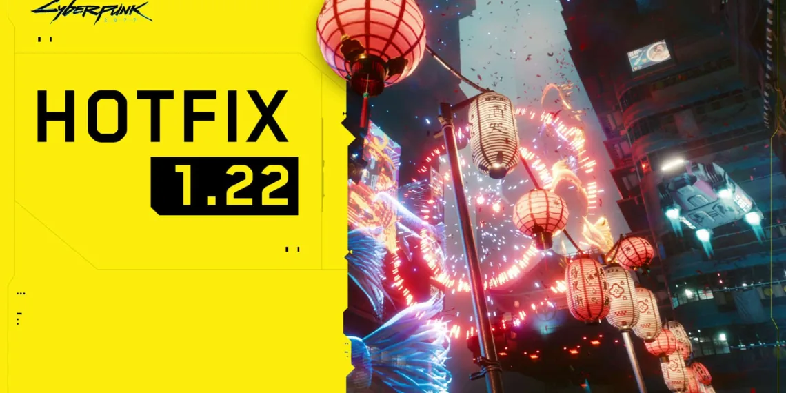 New Cyberpunk 2077 Hotfix 1.22 update brings much-needed improvements
