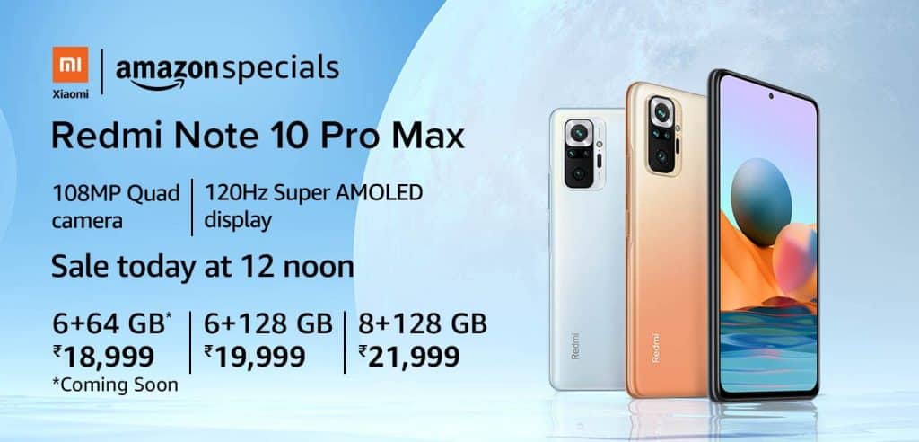 Here's how you can get Redmi Note 10 Pro Max for just ₹ 17,499 at 12 PM today