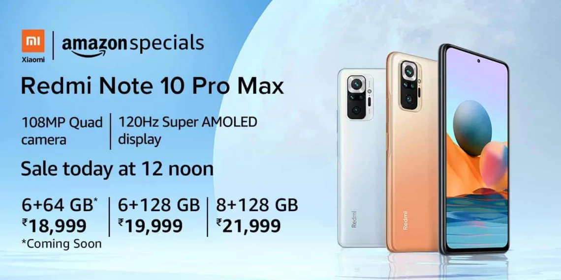 Here's how you can get Redmi Note 10 Pro Max for just ₹ 17,499 at 12 PM today