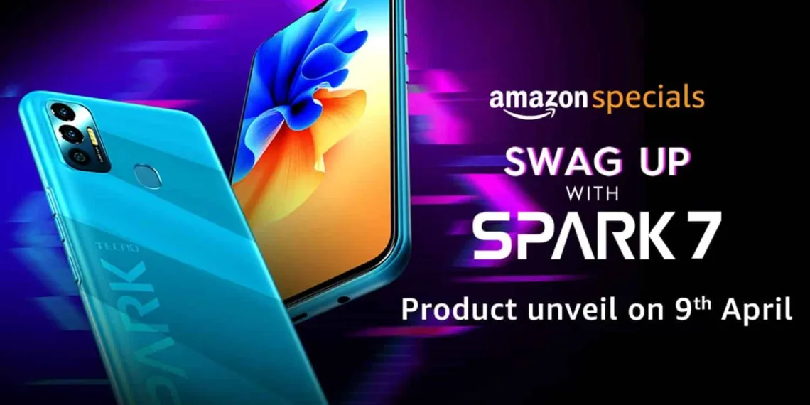 Tecno Spark 7 launching on April 9 in India