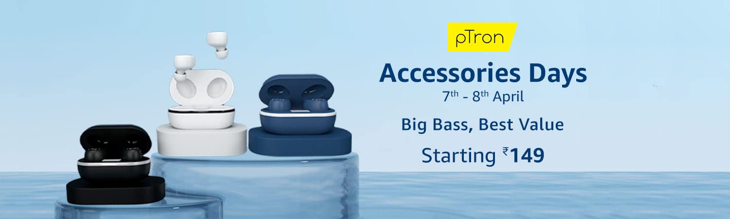 pTron Accessories Days offers the best price on 7th and 8th of April
