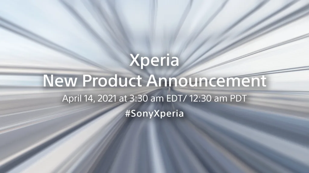 Sony Xperia New Product Announcement Event on April 14