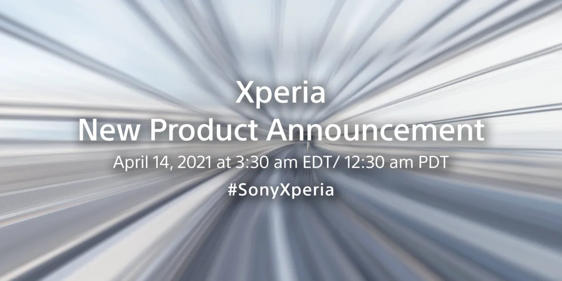 Sony Xperia New Product Announcement Event on April 14