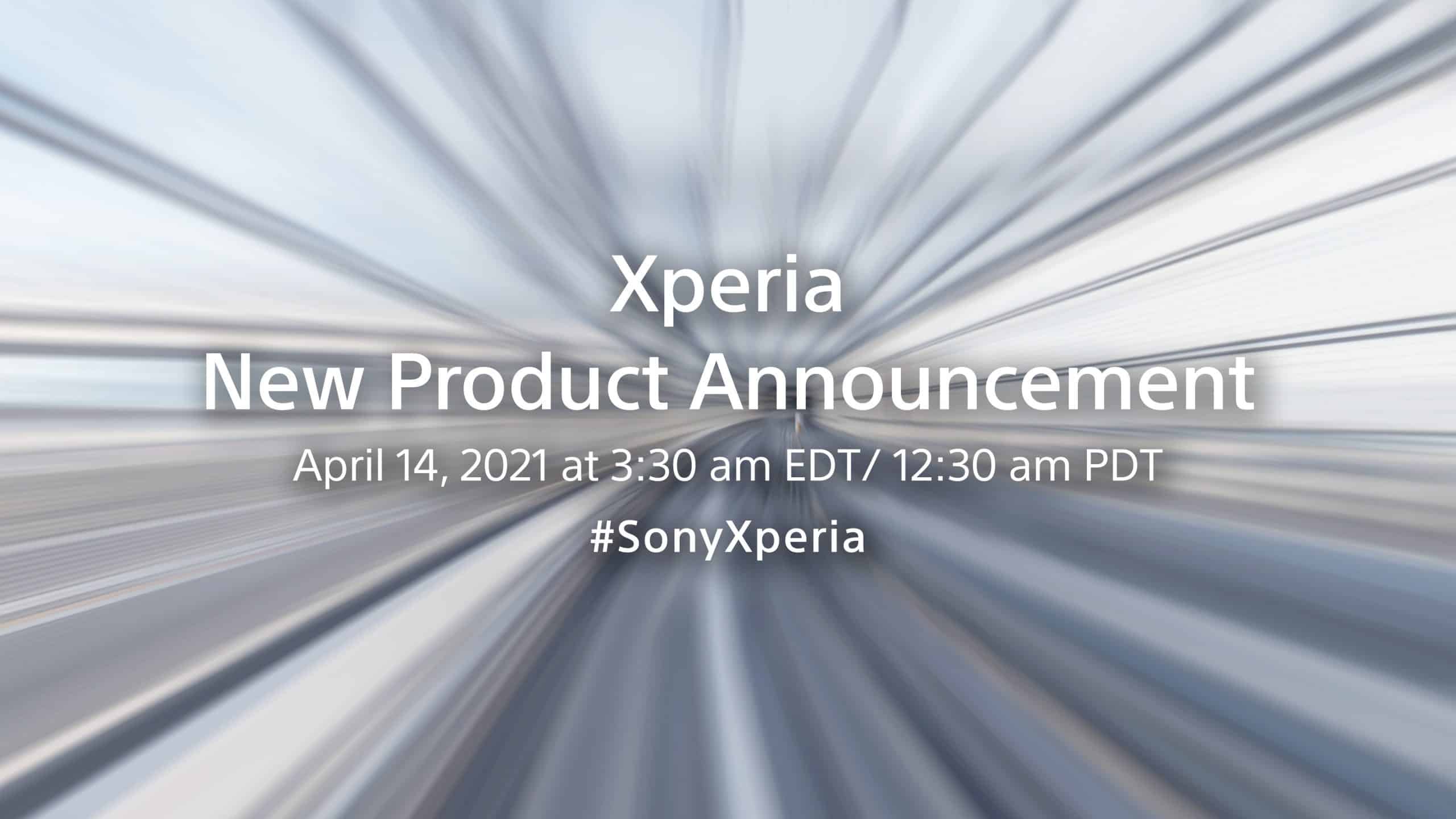 Sony Xperia New Product Announcement Event on April 14