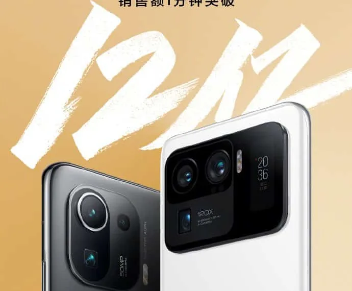Xiaomi sold 12 Billion Yuan worth of Mi 11 Pro & Ultra in a Minute