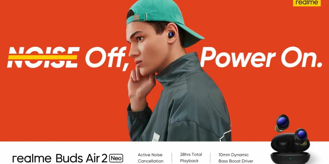 Realme Buds Air 2 Neo launched with Active Noise Cancellation in several Asian countries