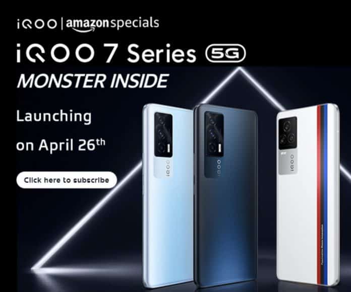 iQOO 7 is the rebranded iQOO Neo 5 for India, launching on April 26