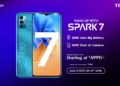 Tecno Spark 7 launched in India with a 6,000mAh battery at Rs.6,999