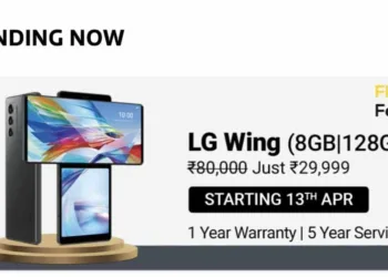 LG Wing is now available at Rs.29,999 in Flipkart's FlagShip Fest from 13th April